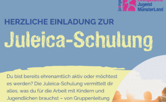 Flyer der JuLeiCa-Schulung. Foto: Evangelische Jugend Münster.